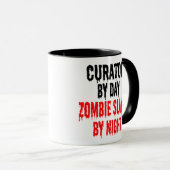 Mug Curateur Zombie plaisanter (Devant droit)