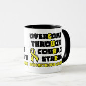 Mug CURE...Endometriose (Devant droit)