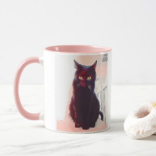 Mug Curieuse muqueuse de Black Cat