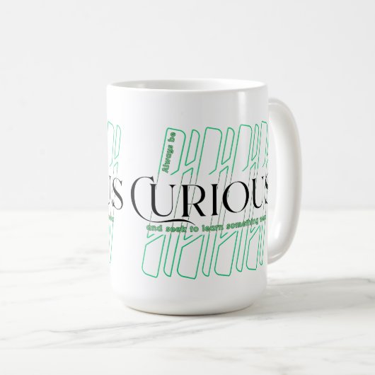 Mug Curieux 5W (Devant droit)