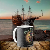 Mug Curieux chat pirate décrypter mystères anciens