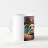 Mug Curieux Chipmunk Collecting Nuts - Inspiré par la (Devant gauche)