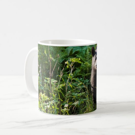 Mug Curieux ours noir (Devant gauche)
