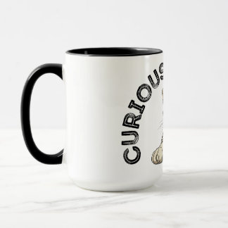 Mug Curieux Par Nature Punching Design de chat