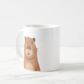 Mug Curieux portrait Capybara (Devant gauche)