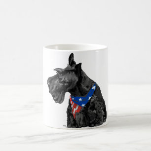 Mug Curieux Terrier Écossais Patriotique