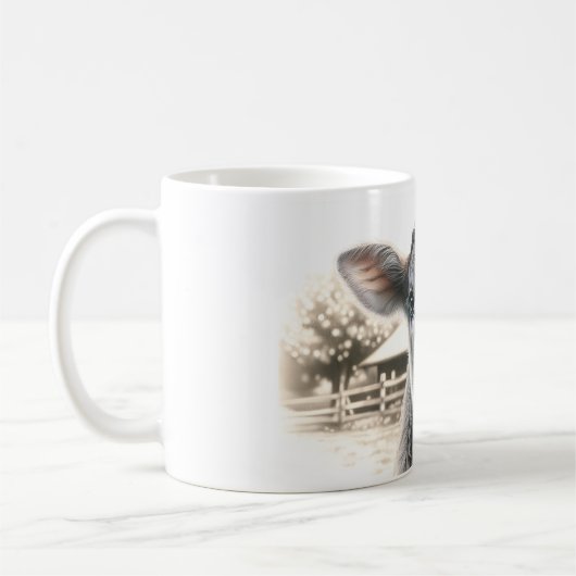 Mug Curieux veau (Gauche)