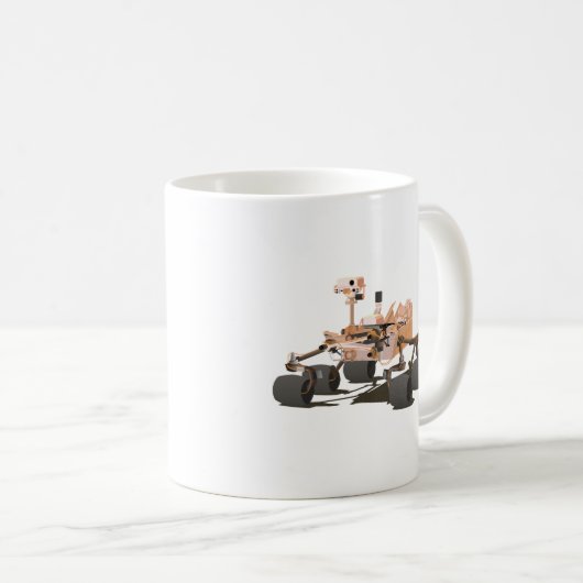 Mug Curiosité Mars Rover (Devant droit)