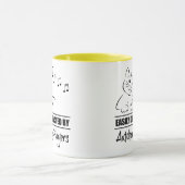 Mug Curious Cat facilement distrait par les joueurs Au (Centre)