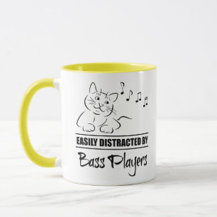 Mug Curious Cat facilement distrait par les joueurs de