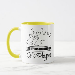 Mug Curious Cat facilement distrait par les joueurs de