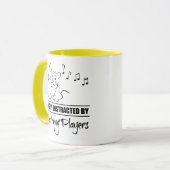 Mug Curious chat facilement distrait par les joueurs d (Devant gauche)