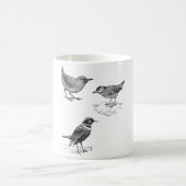 Mug Curious little bird friends (Centre)