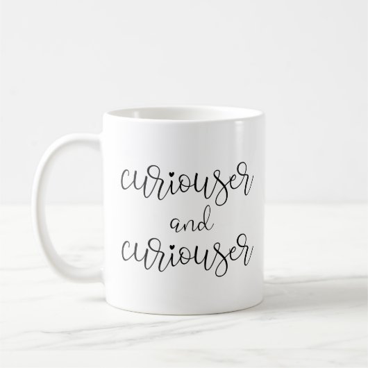 Mug Curiouser et curieux (Gauche)