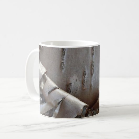 Mug Curly Birch Bark Tree Rustic (Devant gauche)