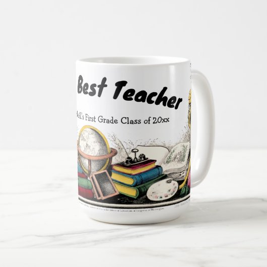 Mug Currier & Ives Old School Modèle enseignant (Devant droit)