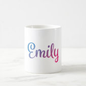 Mug Cursive élégant d'Emily (Centre)