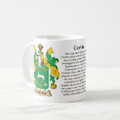 Mug Curtin, l'origine, la signification et la crête (Devant gauche)