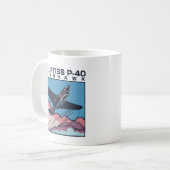 Mug Curtiss P-40 Warhawk | WW2 Plane (Devant gauche)