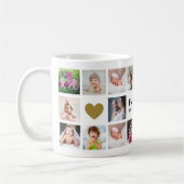 Mug Custom 20 Photo Collage Family Is Everything Quote (Gauche)