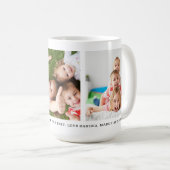 Mug Custom 3 Grandkids Photo Collage Meilleur grand-mè (Devant droit)