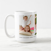 Mug Custom 3 Grandkids Photo Collage Meilleur grand-mè (Gauche)