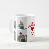 Mug Custom 4 Photos Happy Valentine's Day to (Devant gauche)