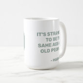 Mug Custom Age & Name Funny Senior Birthday (Devant droit)