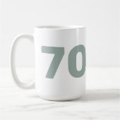 Mug Custom Age & Name Funny Senior Birthday (Gauche)