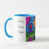 Mug Custom Ajouter l'art de l'enfant Photo Personnalis (Gauche)