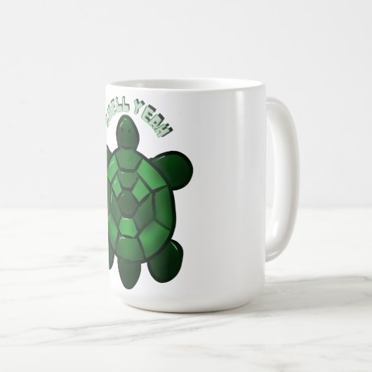 Mug Custom and personalized Cute Turtle  (Devant droit)
