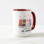 Mug Custom Animal Doctor | Happy Doctor’s Day (Devant droit)