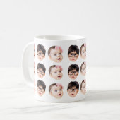 Mug Custom Baby Face Father's, Mother's Day Gift Chris (Devant gauche)