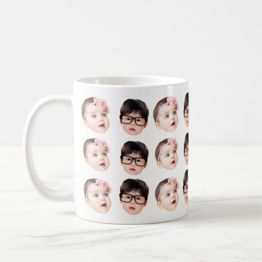 Mug Custom Baby Face Father's, Mother's Day Gift Chris (Gauche)