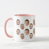 Mug Custom Baby Face personalized photo (Gauche)