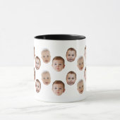Mug Custom Baby Face personalized photo  (Centre)