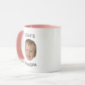 Mug Custom Baby Face Photo Grandpa (Devant gauche)