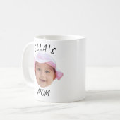 Mug Custom Baby Face Photo Mom Gift (Devant gauche)