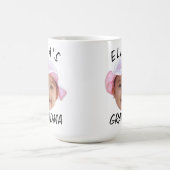Mug Custom Baby Face Photo Text Grandma (Centre)
