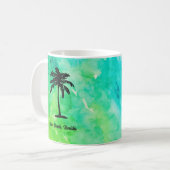 Mug Custom Beach Palm Tree Nautical (Devant gauche)