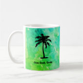 Mug Custom Beach Palm Tree Nautical (Gauche)