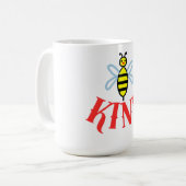 Mug Custom Bee Kind Personalized Gift  (Devant gauche)