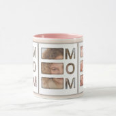Mug Custom best Mom 3 Photo Grid Birthday Keepsake (Centre)