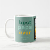 Mug Custom Best Papa Framework with Heartfelt Message (Gauche)
