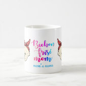 Mug Custom Bichon Frisé Maman Fête des mères mignonne  (Centre)