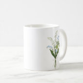 Mug Custom Birth Flower Lily of The Valley (Devant droit)