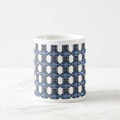 Mug Custom Blue Abstract (Centre)