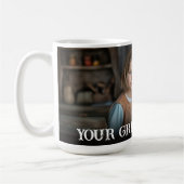 Mug Custom Bold Personalized Family One Photo (Gauche)