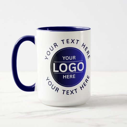Mug Custom Business Brand Logo (Gauche)