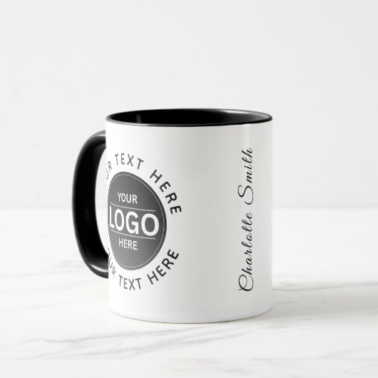 Mug Custom Business Brand Logo (Devant gauche)